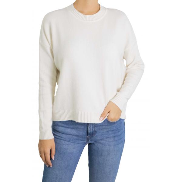 Maglia girocollo tinta unita 